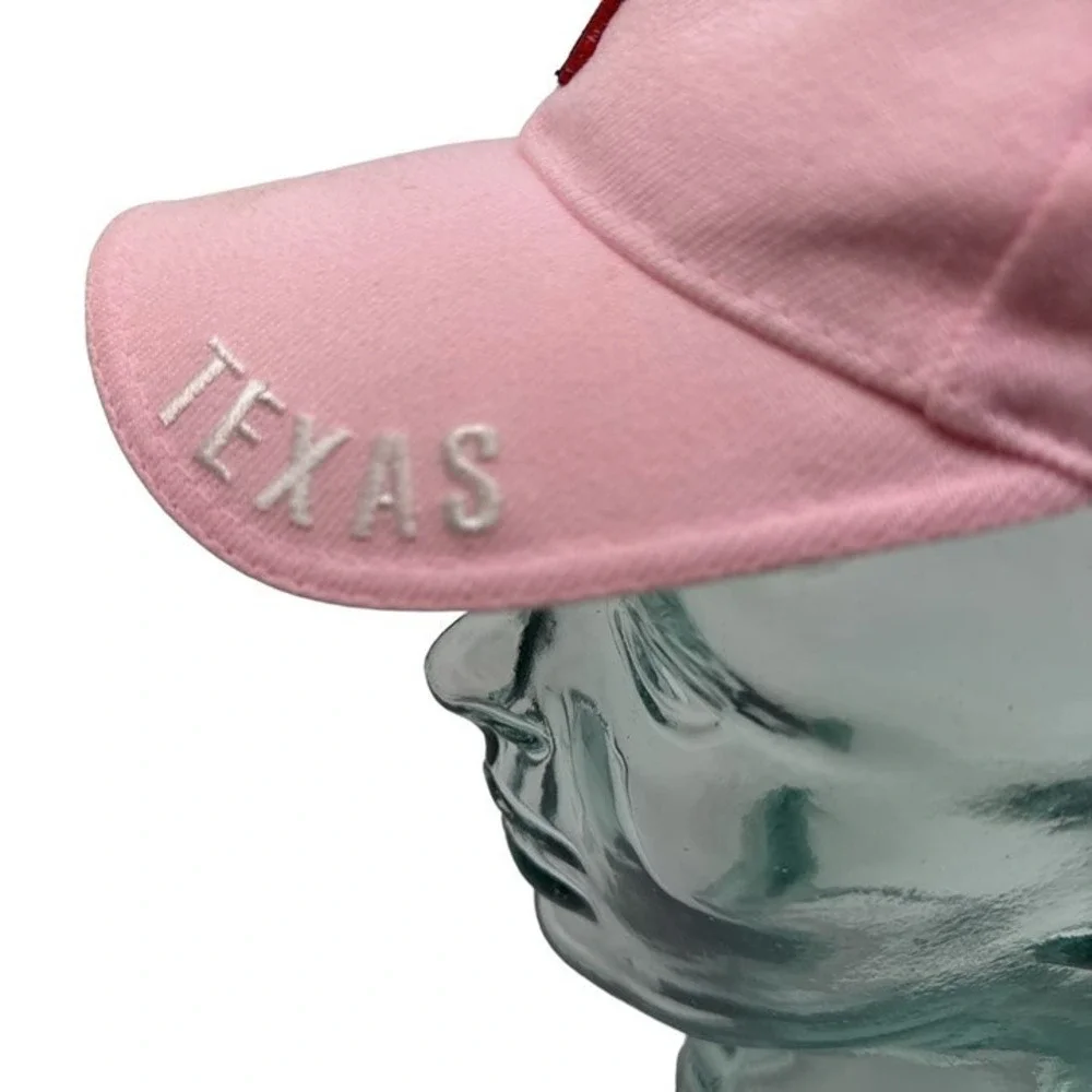 Texas Longhorns Choice Cap Women Hat Football Pink Strapback Embroidered OS